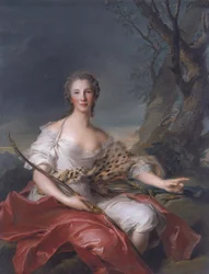 Portret Madame Bouret jako Diany