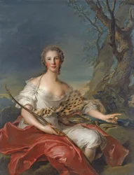 Portret Madame Bouret jako Diany
