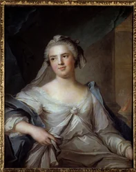 Portret Madame Henriette z Francji (1727-1752), córki Ludwika XV, w westalskim malowidle Jean Marc (Jean-Marc) Nattier (1685-1766)