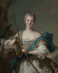 Portret kobiety jako Diany, 1752
