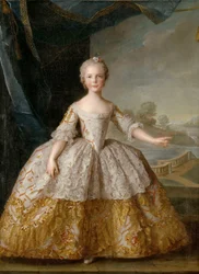 Księżniczka Izabela Parmeńska 1741-1763 jako dziecko