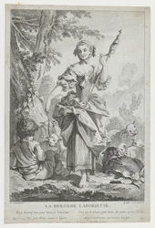 La Bergere Laborieuse, XVIII wiek.