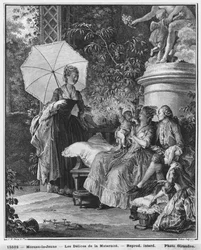 Uroki macierzyństwa wyryte przez Izydora Stanislasa Helmana (1749-1809) 1776