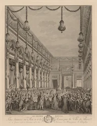 Uczta królewska w Hôtel de Ville, 21 stycznia 1782 r.
