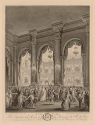 Bal maskowy w Hôtel de Ville, 23 stycznia 1782