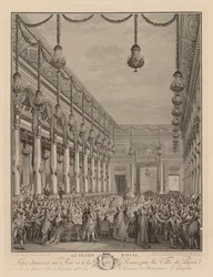 Uczta królewska w Hôtel de Ville, 21 stycznia 1782 r.