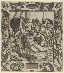 Osadzanie Krzyża, ok. godz. 1544.