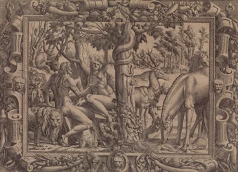 Kuszenie Ewy, 1535-55.