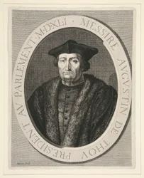 Augustin de Thou, przewodniczący parlamentu paryskiego od 1535 do 1544 r