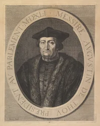Augustin de Tho, przewodniczący Parlamentu.