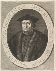 Augustin de Tho, przewodniczący Parlamentu.