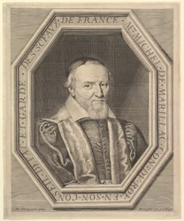 Michel de Marillac, radca stanu i strażnik pieczęci, XVII wiek.