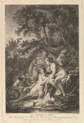 Les Nimphes au Bain Nimfy w łaźni, XVIII wiek.