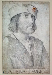 Portret Philippe de la Platiere (1465-1499), komornika i kapitana Nantes o pseudonimie „L
