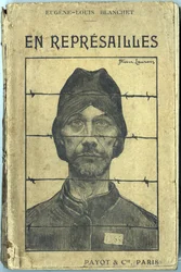 Okładka „En reprisailles”, Eugene-Louis Blanchet, ilustracja Jean-Pierre Laurens (1875-1933). Editions Payot et Compagnie, Paryż