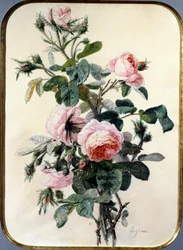 Róże. Obraz autorstwa Jean Pierre Lays (1825-1887) Kolekcja prywatna.