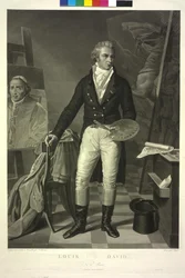Jacques Louis David (akwatinta)