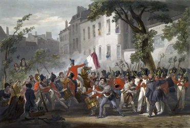 5. linia bratająca się z ludnością, bulwar Włoski, 29 lipca