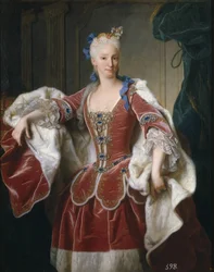 Portret Elżbiety Farnese, królowej małżonki Hiszpanii, 1723