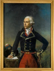 Portret Charlesa Francois Dumouriez, głównodowodzącego Armii Północnej 1792 (1739-1823) Obraz Jean-Sebastien Rouillard (1789-1852) 1835 Nd. 1,35x1m.