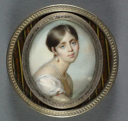 Portret młodej kobiety w bieli, 1805.