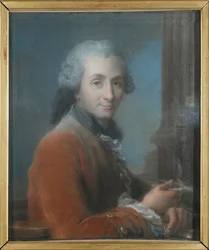 Portret architekta Jacquesa Gondouina de Folleville 1737-1818 , ok. 1930 r. 1780.