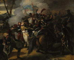 Śmierć generała Colberta, ok. 1809-10 (olej na tkaninie)