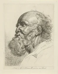 Portret starca z brodą