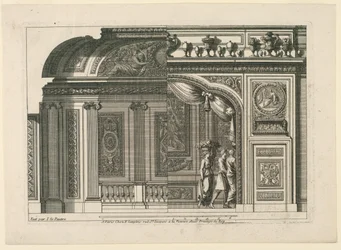 Projekt francuskiej alkowy z „Alcoves à le Francoise”