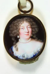 Pani o imieniu Madame de Montespan (emalia)