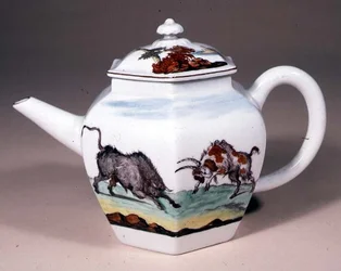 Czajnik Chelsea, ok. 1755 (porcelana)