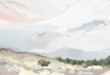 Spokojne niebo nad pustynią