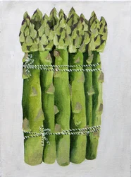 Szparagi, 2013 (akryl na płótnie)