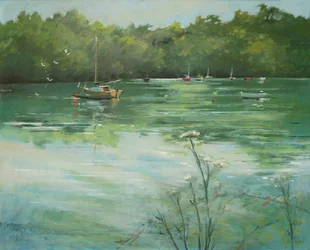 Salcombe Batson Creek (olej na płótnie)