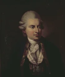 Portret hrabiego Johanna Friedricha Struensee 1737-1772.