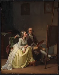 Artysta i jego żona Rosine, z domu Dørschel