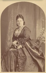 Brytyjska sopranistka Euphrosyne Parepa-Rosa 1836-1874, lata 70. XIX wieku.