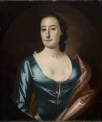 Portret Elizabeth Prioliao Rupell (Pan George Rupell), 1753