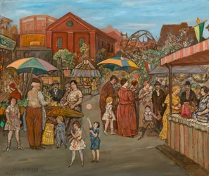 Włosi w Jefferson Park, 1934.