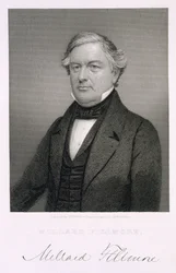 Millard Fillmore, wyryty przez Thomasa B. Welcha (1814-74) na podstawie dagerotypu