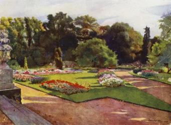 Sion, Patrząc w stronę Parter i Fontanny (kolor lito)