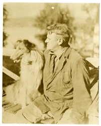 Albert Payson Terhune, pisarz, ok. 1916-28 (zdjęcie żelatynowo-srebrowe)