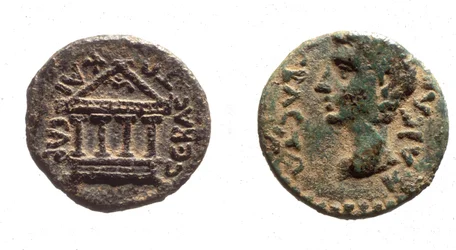 Monety Heroda Filipa II, ok. 4 p.n.e. - 34 n.e.