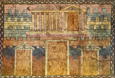 Świątynia Salomona (tempera na tynku)