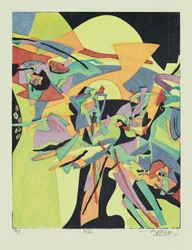 Clytie, 2013 (drzeworyt)