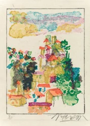 Petit Tourrette, 2009 (drzeworyt)
