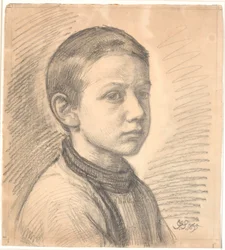 Portret malarza J.Th. Skovgaard jako chłopiec