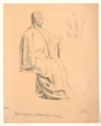 Studium Chrystusa siedzącego