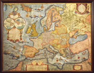 Mapa Europy 1686 autorstwa Joana Blaeu