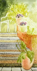 Cynthias Garden;Schody i doniczki,2009,